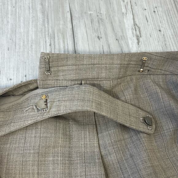 Tahari Wool Blend Wide Leg Lined Flowy Business Work Dress Pants 4 - Picture 7 of 12